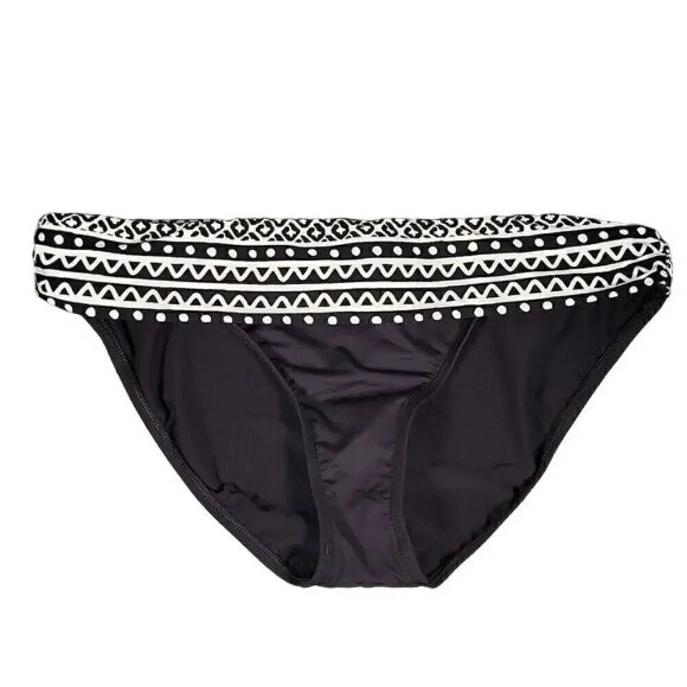 La Blanca Alejandro Shirred Band Hipster Bikini Bottom Sz 14